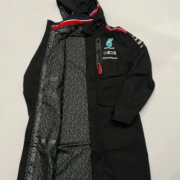 Mercedes AMG Petronas F1 2023 Men's Team Rain Jacket - Picture 2 of 7